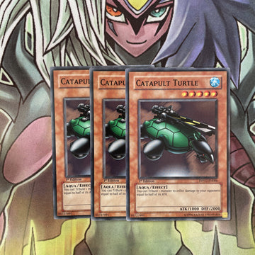 DPYG-EN006 x3 Catapult Turtle Common Excellent Condition Yugioh