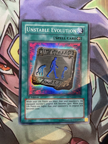 TDGS-EN060 Unstable Evolution Super Rare 1st Edition NM Yugioh Card