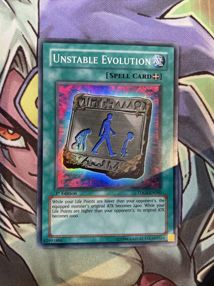TDGS-EN060 Unstable Evolution Super Rare 1st Edition NM Yugioh Card