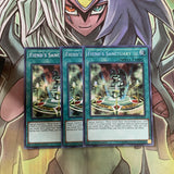 LCKC-EN030 x3 Fiend's Sanctuary Secret Rare Excellent Condition Yugioh