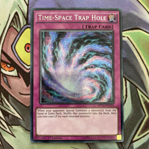 MP15-EN119 Time-Space Trap Hole Secret Rare 1st Edition NM Yugioh