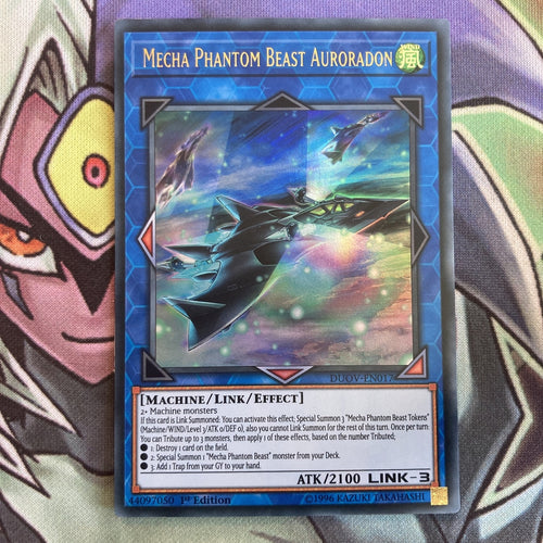 DUOV-EN017 Mecha Phantom Beast Auroroadon Ultra Rare 1st Edition NM Yugioh Card