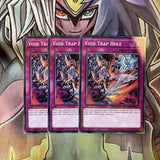SDBT-EN030 x3 Void Trap Hole Common Excellent Condition Yugioh