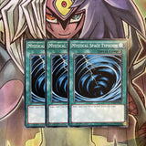 SDMP-EN031 x3 Mystical Space Typhoon Common Excellent Condition Yugioh