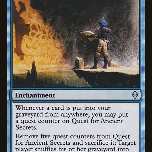 Quest for Ancient Secrets - Zendikar Excellent Magic MTG
