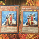 PTDN-EN091 3x Castle Gate  Rare Yugioh Cards Playset