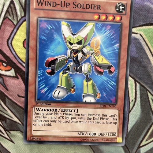 BP01-EN166 Wind-Up Soldier Starfoil Rare 1st Edition NM Yugioh Card