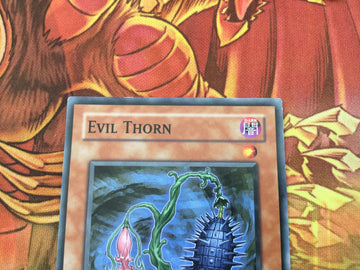 RGBT-EN009 Evil Thorn Common Yugioh Card 1st edition (back)