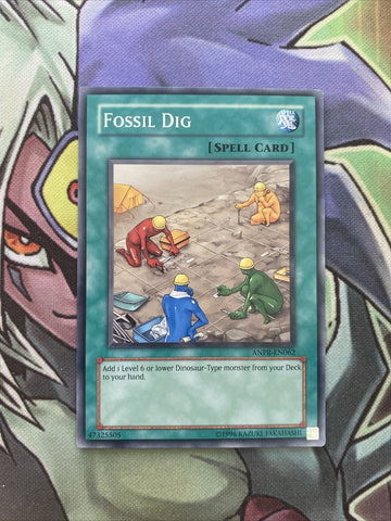 ANPR-EN062 Fossil Dig Common Unlim Edition NM Yugioh Card