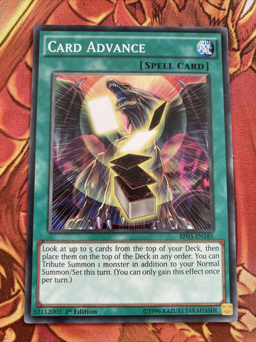 BP03-EN185 YUGIOH CARD ADVANCE COMMON NM