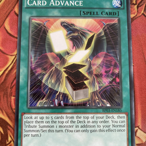 BP03-EN185 YUGIOH CARD ADVANCE COMMON NM