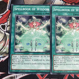 BP03-EN177 x3 Spellbook Of Wisdom Yugioh Playset