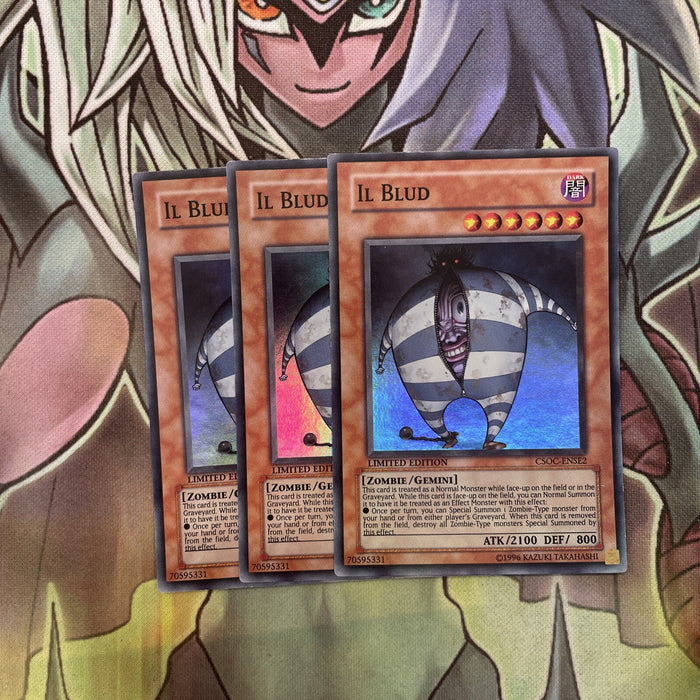 CSOC-ENSE2 x3 Il Blud Super Rare Excellent Condition Yugioh
