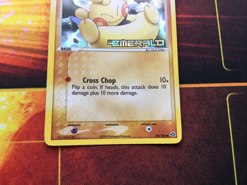 Pokemon Card Makuhita EX Emerald Reverse Holo 54/106 Excellent (back)
