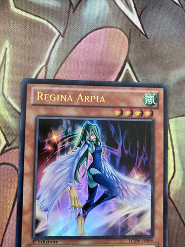 lcjw-en094 Harpie Queen 1st Edition Ultra Rare Yugioh! ITALIAN! (back)