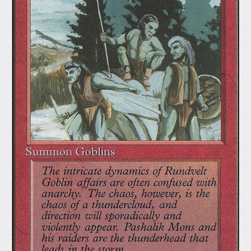 Mons's Goblin Raiders - Unlimited Excellent Magic MTG