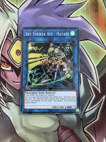 CYHO-EN047 Sky Striker Ace - Hayate Super Rare Unlimited Edition NM Yugioh Card