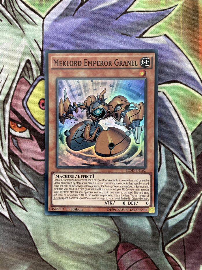 LC5D-EN162 Meklord Emperor Granel Super Rare 1st Edition NM Cond Yugioh Card