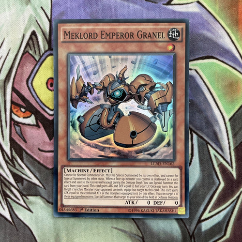 LC5D-EN162 Meklord Emperor Granel Super Rare 1st Edition NM Cond Yugioh Card