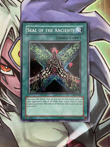 PCK-003 Seal Of The Ancients Secret Rare NM Yugioh Card
