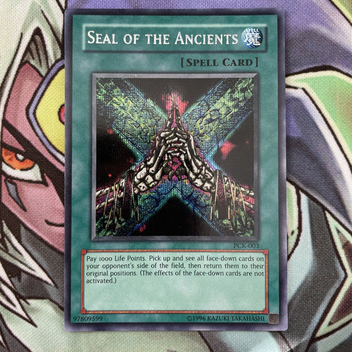 PCK-003 Seal Of The Ancients Secret Rare NM Yugioh Card