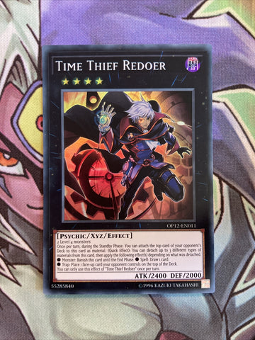 OP12-EN011 Time Thief Redoer Super Rare UNL Edition NM Yugioh Card