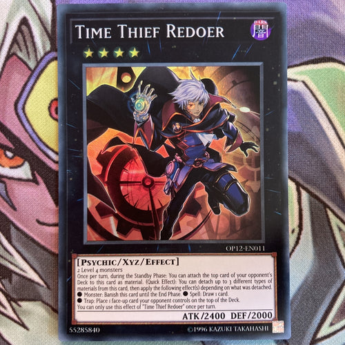 OP12-EN011 Time Thief Redoer Super Rare UNL Edition NM Yugioh Card