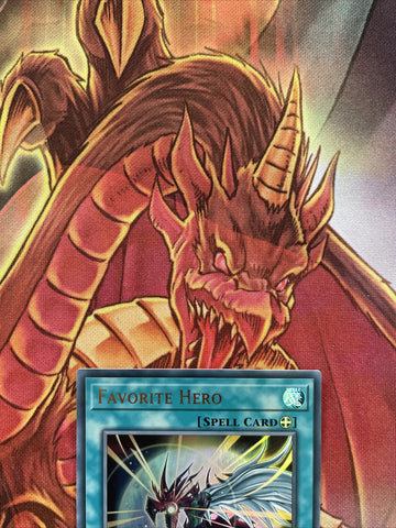 LED6-EN015 YUGIOH - FAVORITE HERO ULTRA MAGICAL HERO UNL EDITION YUGIOH (back)