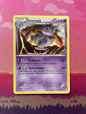 Pokemon Card Grumpig Boundaries Crossed Rare 60/149 Near Mint