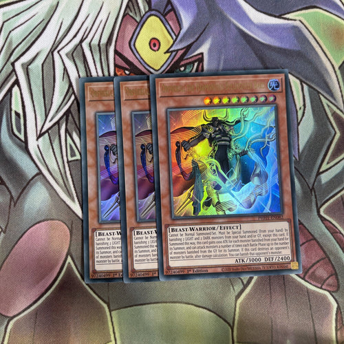 PHHY-EN082 x3 Orphebull the Harmonious Bullfighter Bard Ultra Exc Cond Yugioh