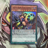 MP16-EN173 D/D/D Rebel King Leonidas Super Rare 1st Edition NM Yugioh Card