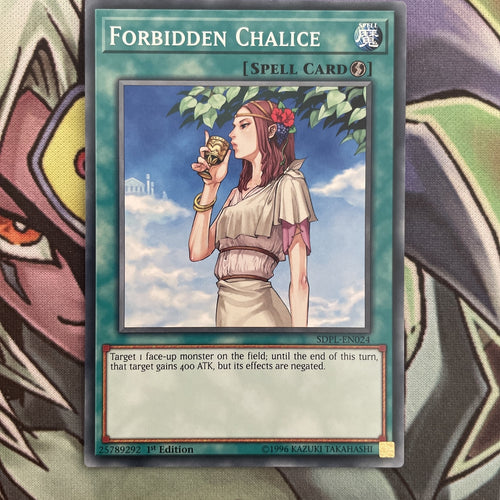SDPL-EN024 Forbidden Chalice Common 1st Edition NM Yugioh Card