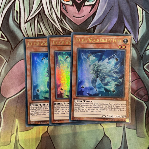 COTD-EN022 x3 Lee the World Chalice Fairy Ultra Rare Excellent Condition Yugioh