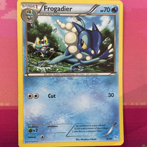 Pokemon Card Frogadier Trainer Kit Suicune 6/30 Near Mint