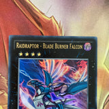 DRL3-EN005 Raidraptor - Blade Burner Falcon - 1st Edition - Ultra - Yugioh