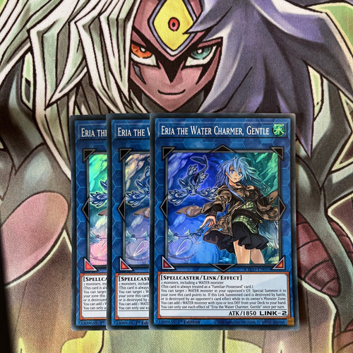 ETCO-EN055 x3 Eria the Water Charmer, Gentle Super Excellent Condition Yugioh