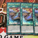 DUOV-EN055 x3 HOLLOW GIANTS YUGIOH CARDS