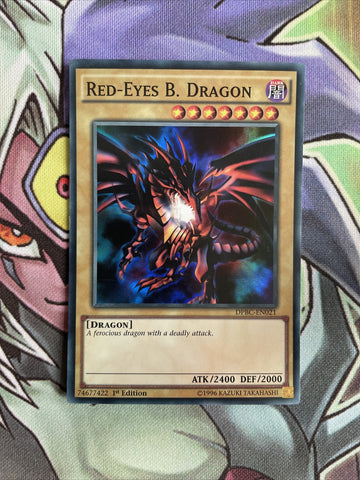 DPBC-EN021 Red-Eyes B. Dragon Super Rare 1st Edition NM Yugioh Card