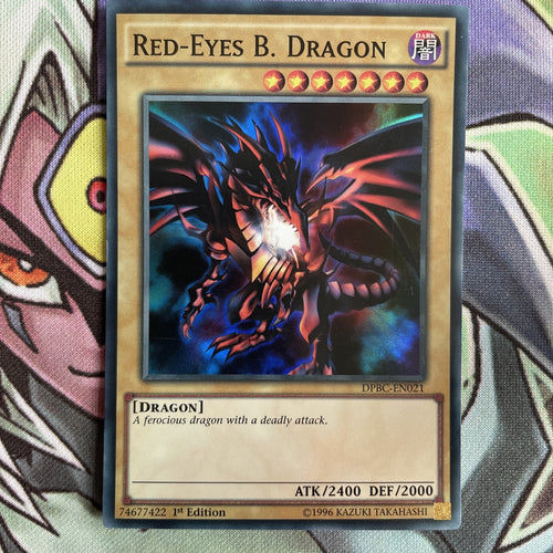DPBC-EN021 Red-Eyes B. Dragon Super Rare 1st Edition NM Yugioh Card