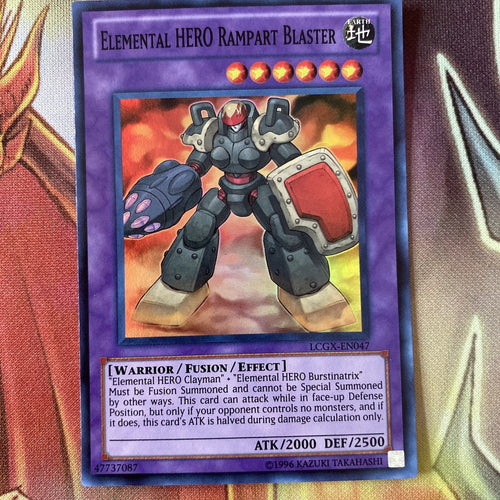LCGX-EN047 Elemental HERO Rampart Blaster Super Rare UNL Edition Mint YuGiOh Car