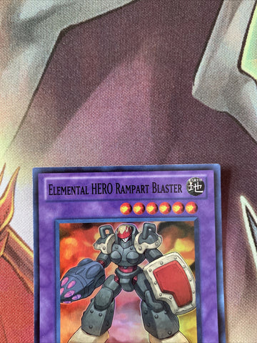 LCGX-EN047 Elemental HERO Rampart Blaster Super Rare UNL Edition Mint YuGiOh Car (back)