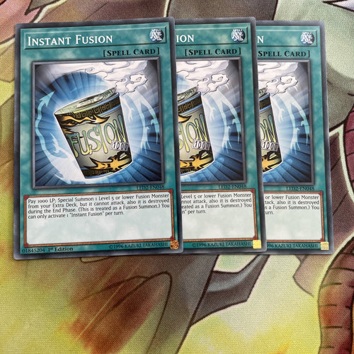 LED2 EN048 x3 Instant Fusion Common 1st Edition Yugioh