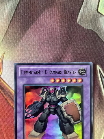 LCGX-EN047 Elemental HERO Rampart Blaster Super Rare 1st Edition GERMAN YuGiOh (back)