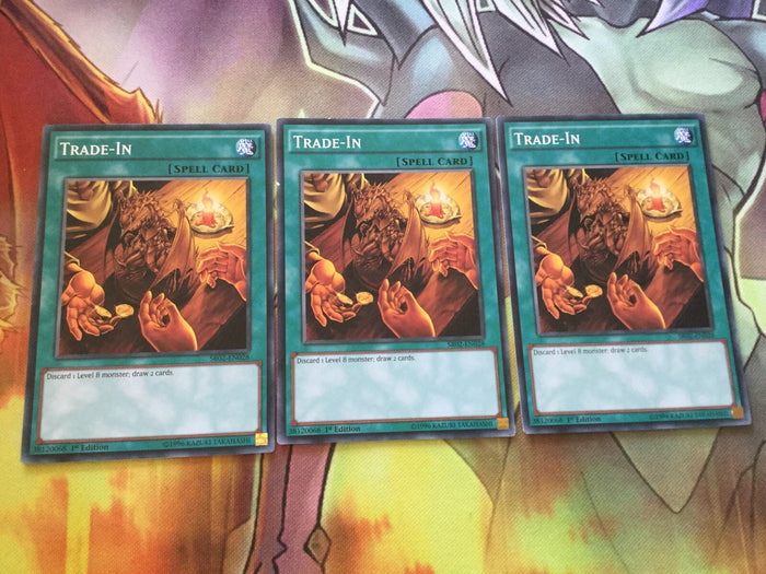 EN024/SR02 EN028/LDK2 ENK28 3xTrade-In SDBE Common 1st ed Yugioh PLAYSET