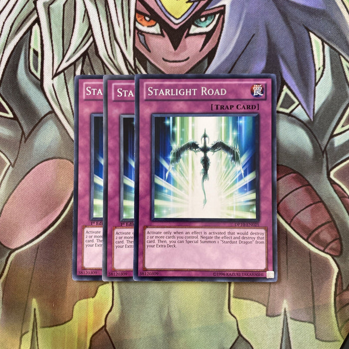 DP10-EN025 x3 Starlight Road Rare Excellent Condition Yugioh