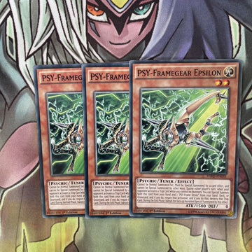 HSRD-EN033 x3 PSY-Framegear Epsilon Common Excellent Condition Yugioh