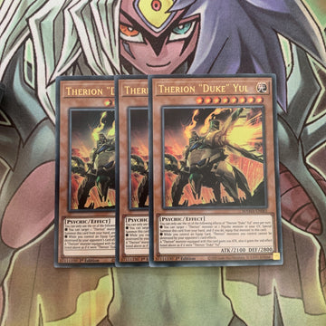 MAMA-EN061 x3 Therion "Duke" Yul Ultra Rare Excellent Condition Yugioh
