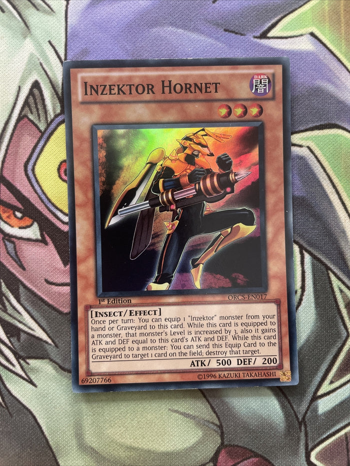 ORCS-EN017 Inzektor Hornet Super Rare 1st Edition NM Yugioh Card