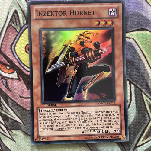 ORCS-EN017 Inzektor Hornet Super Rare 1st Edition NM Yugioh Card