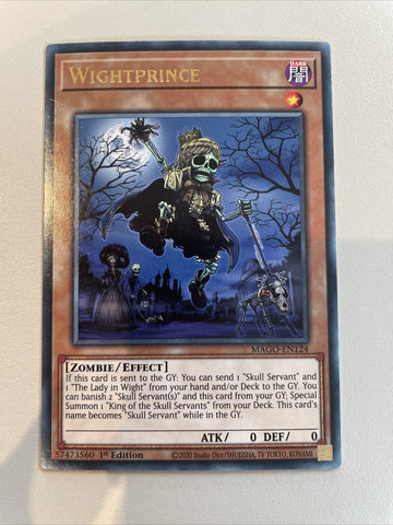 MAGO-EN124 Wightprince Rare 1st Edition NM Yugioh Card